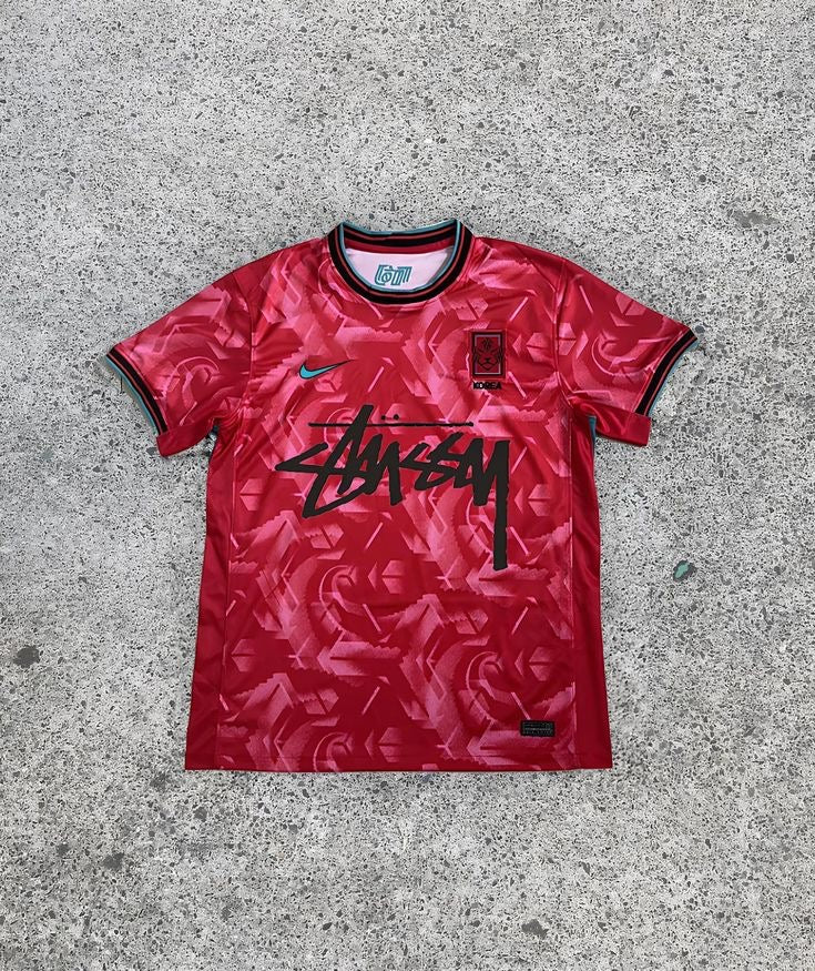 STUSSY X "KOREA" SWEATER - RED