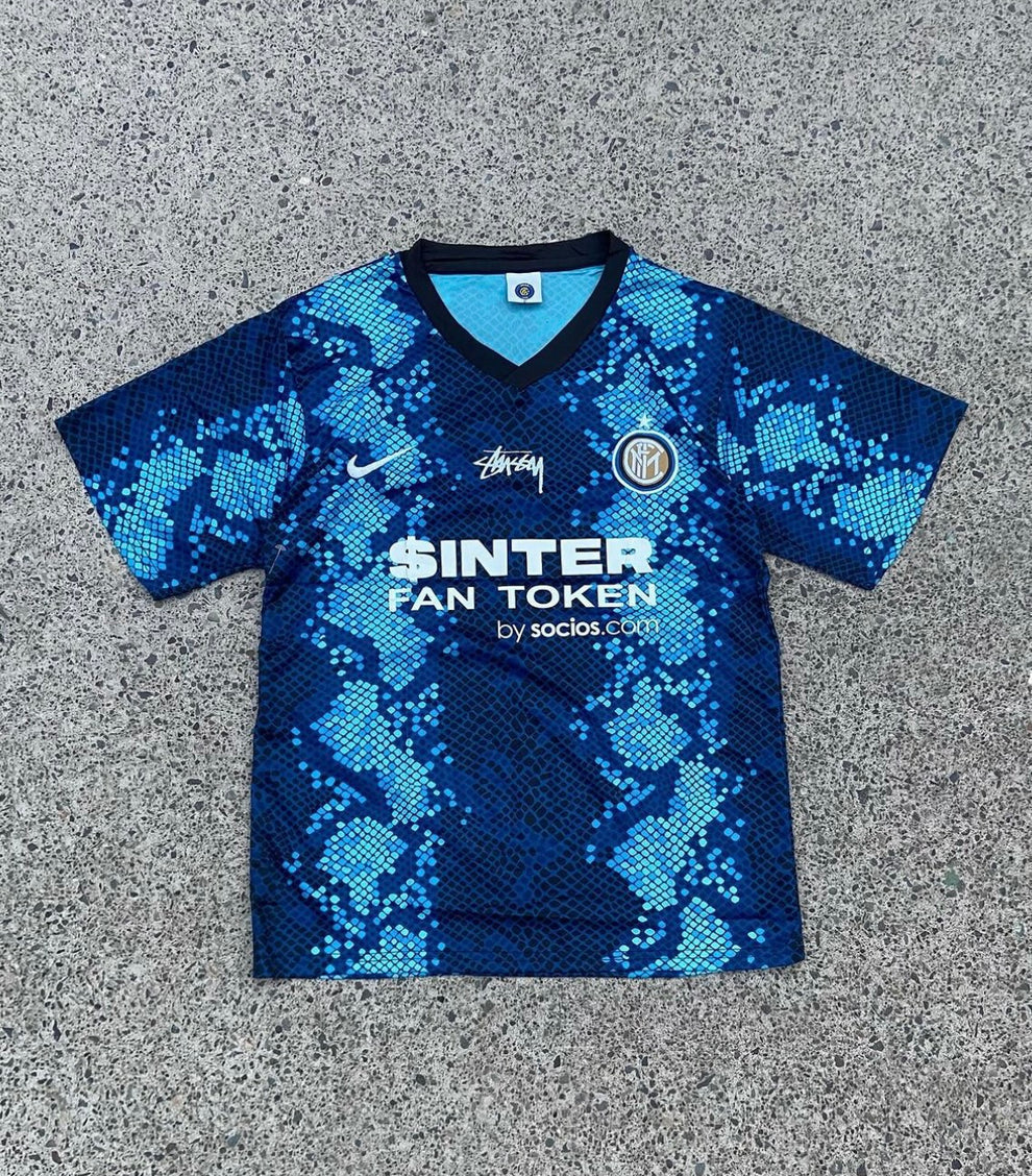 STUSSY X "INTER" JERSEY - BLUE (Speciale Editie)