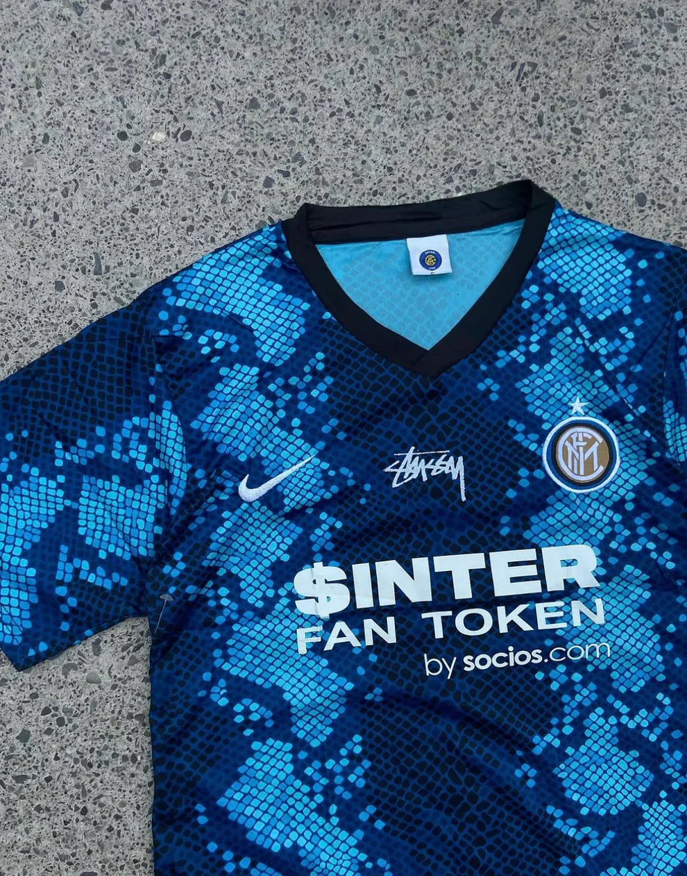 STUSSY X "INTER" JERSEY - BLUE (Speciale Editie)