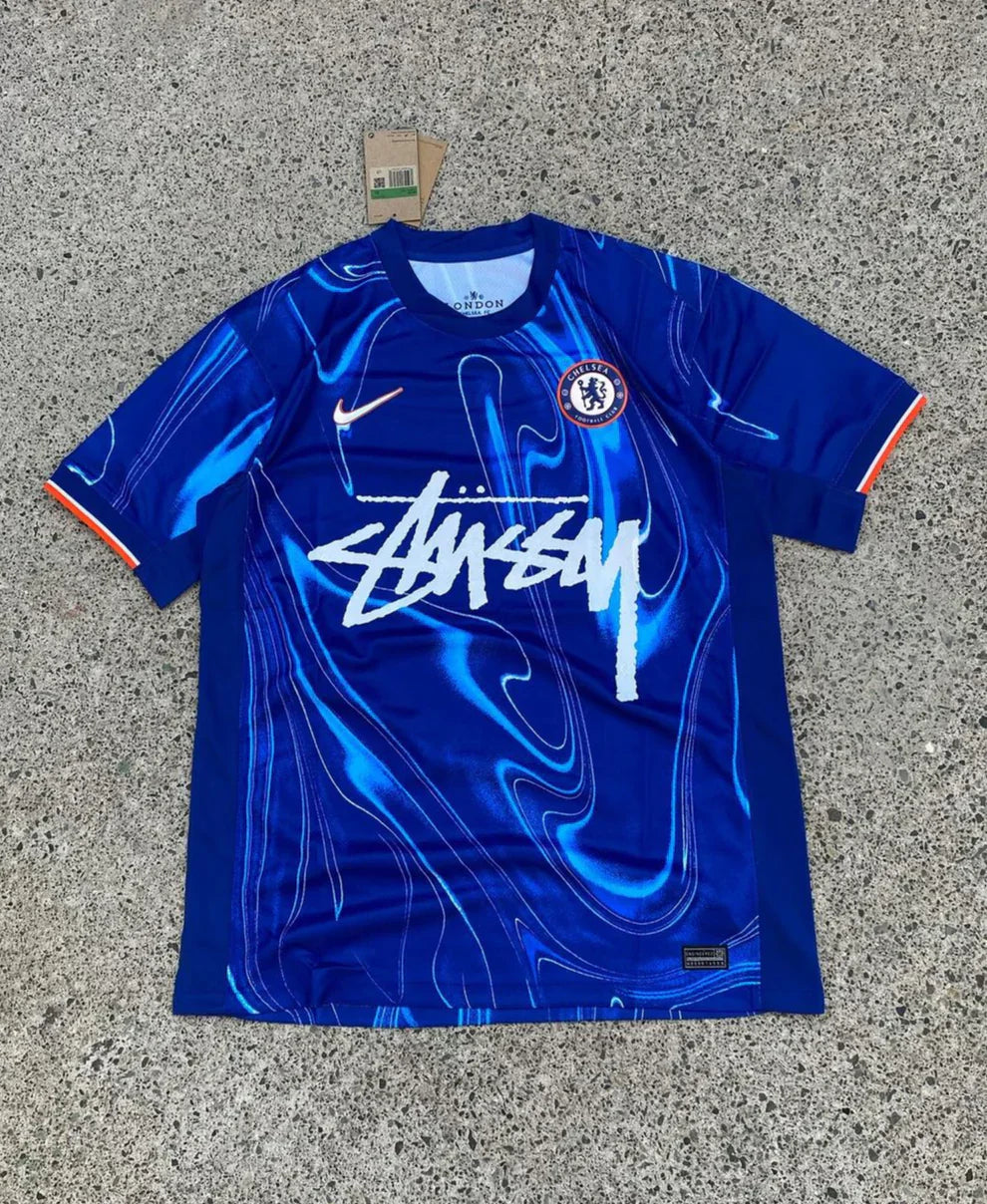STUSSY X "CHELSEA" JERSEY - BLUE (Editie 2024/25)