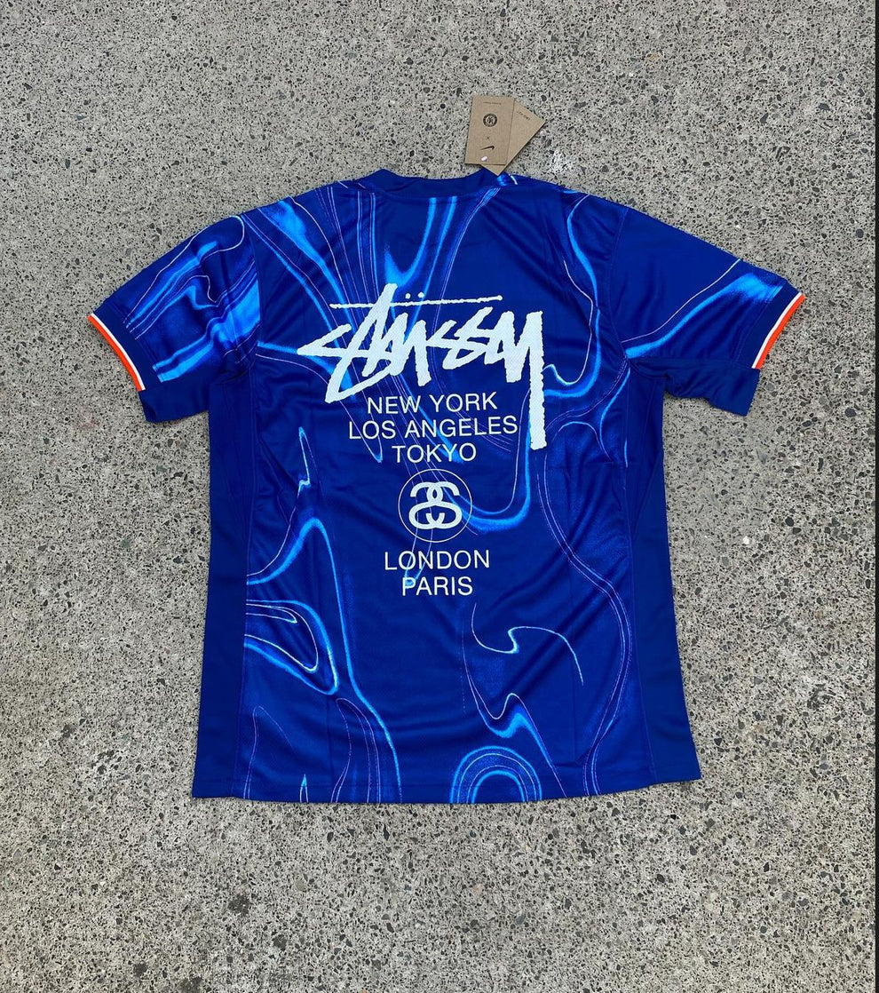 STUSSY X "CHELSEA" JERSEY - BLUE (Editie 2024/25)