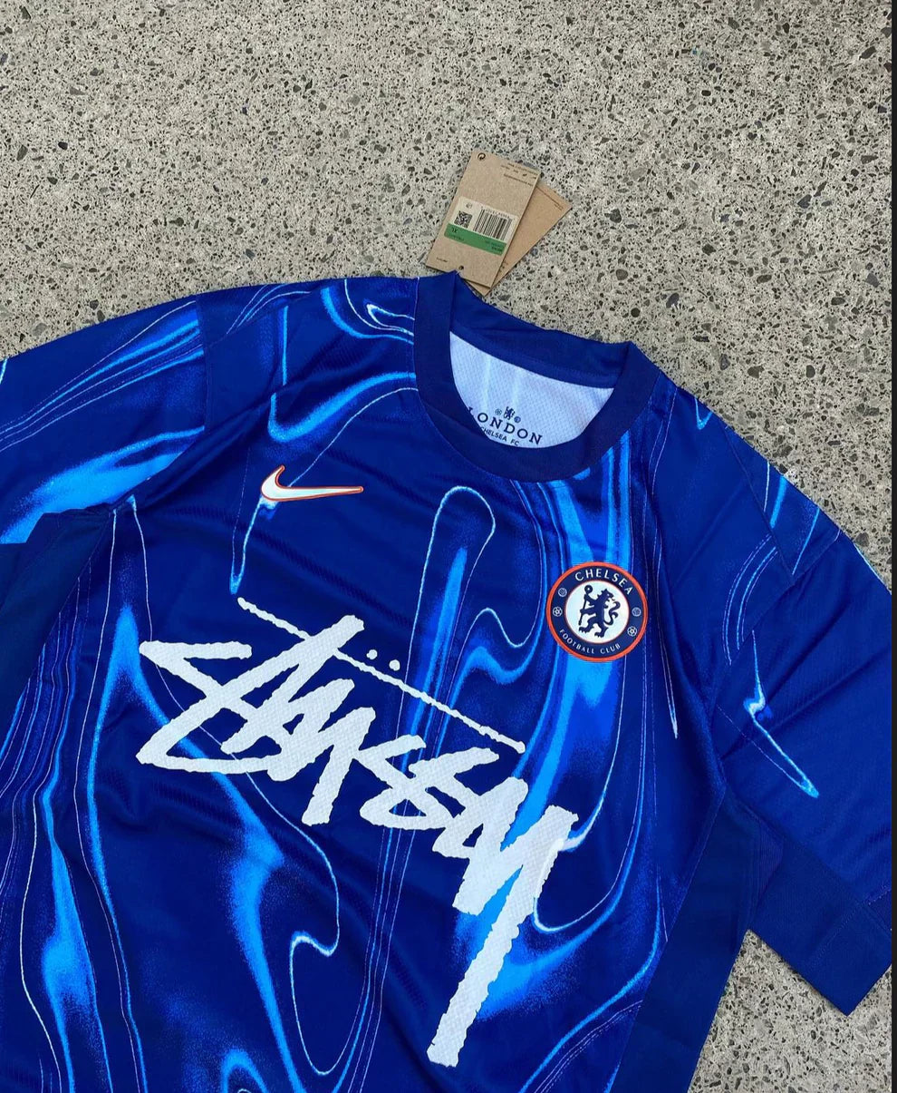 STUSSY X "CHELSEA" JERSEY - BLUE (Editie 2024/25)