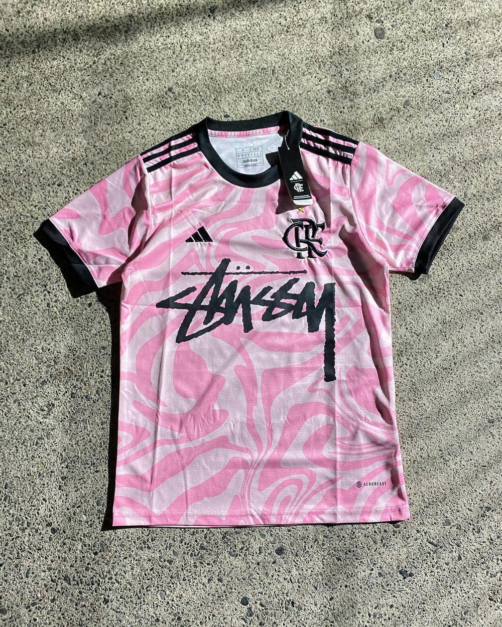 STUSSY X "FLAMENGO" SWEATER - PINK