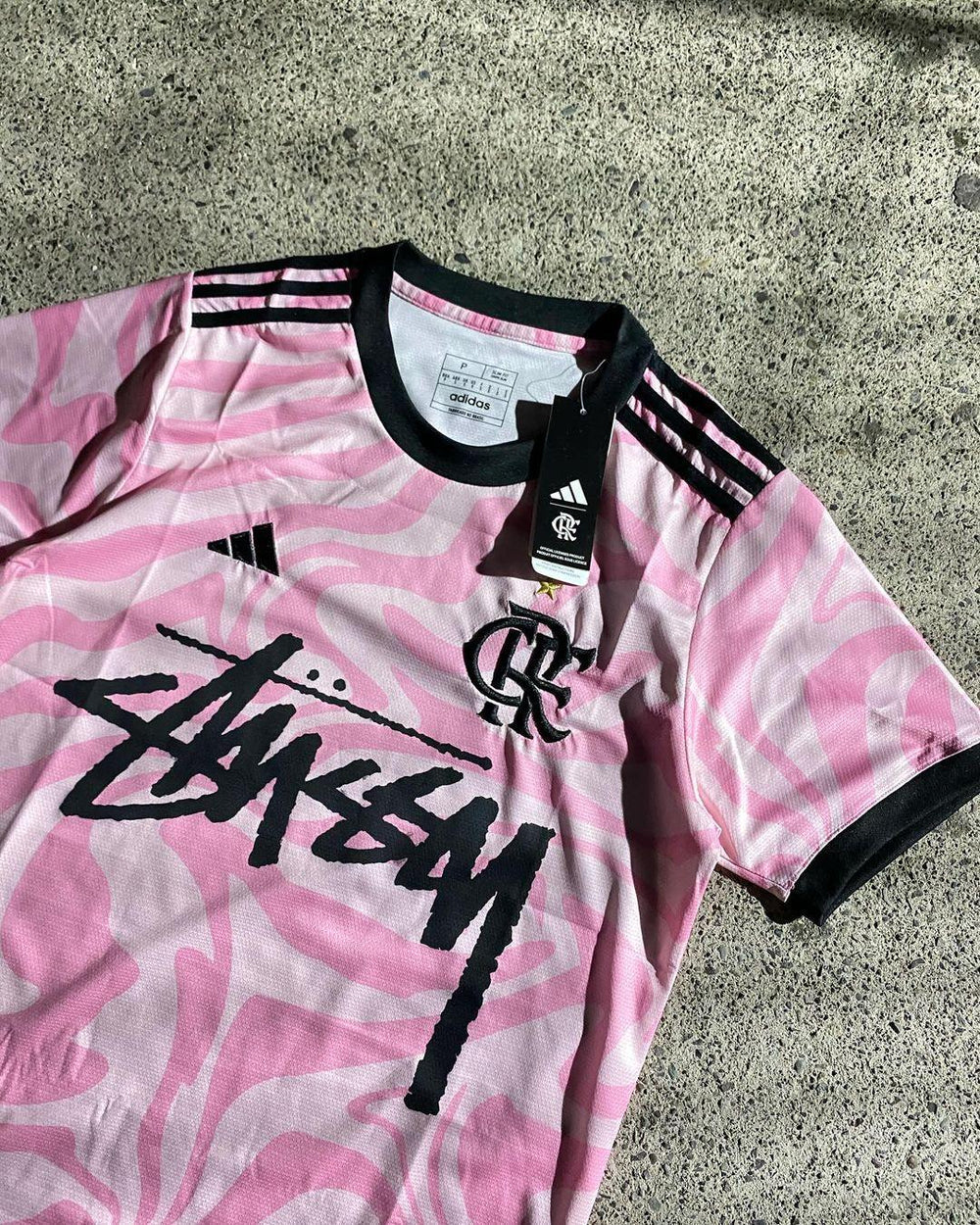 STUSSY X "FLAMENGO" SWEATER - PINK